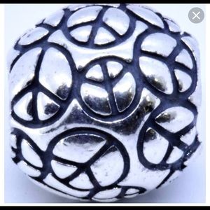 Pandora Peace sign Charm